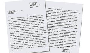 Una carta de Einstein a Roosevelt alertando sobre la amenaza Nazi, vendida por cuatro millones