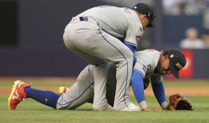 Lindor pega jonrón al inicio de la 9na para cortar sin hit de Francis y Mets derrotan 6-2 a Azulejos