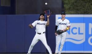 Cristian Pache rompe un no hitter, remolca una, pero Piratas vencen Marlins