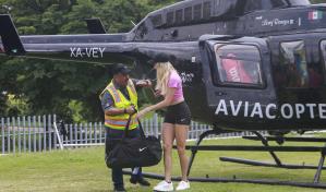 Jugadoras de la WTA viven experiencia de altura en Guadalajara con viajes en helicóptero