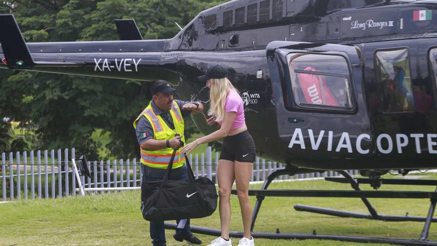 Jugadoras de la WTA viven experiencia de altura en Guadalajara con viajes en helicóptero