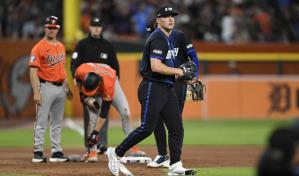 Henderson quiebra juego combinado sin hit en la 9na pero Tigres resisten y se imponen 1-0 a Orioles