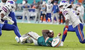 Tagovailoa sufre conmoción cerebral y abandona partido Dolphins-Bills
