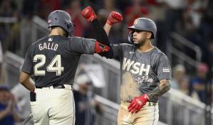 Con jonrón de Luis García, Nacionales vencen 4-1 a erráticos Marlins