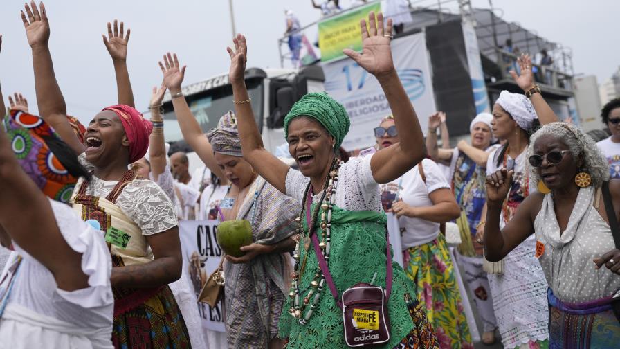 Cientos marchan en Brasil en pro de la libertad religiosa ante el aumento de casos de intolerancia