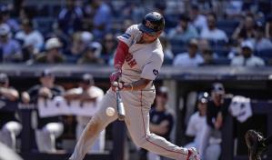 Devers drena el cerebro de Cole, el Cy Young y el as de los Yankees