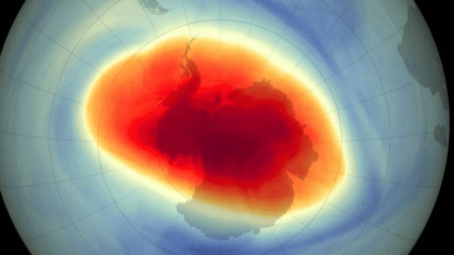 El agujero de la capa de ozono atmosférica en 2024 es de los más pequeños hasta el momento