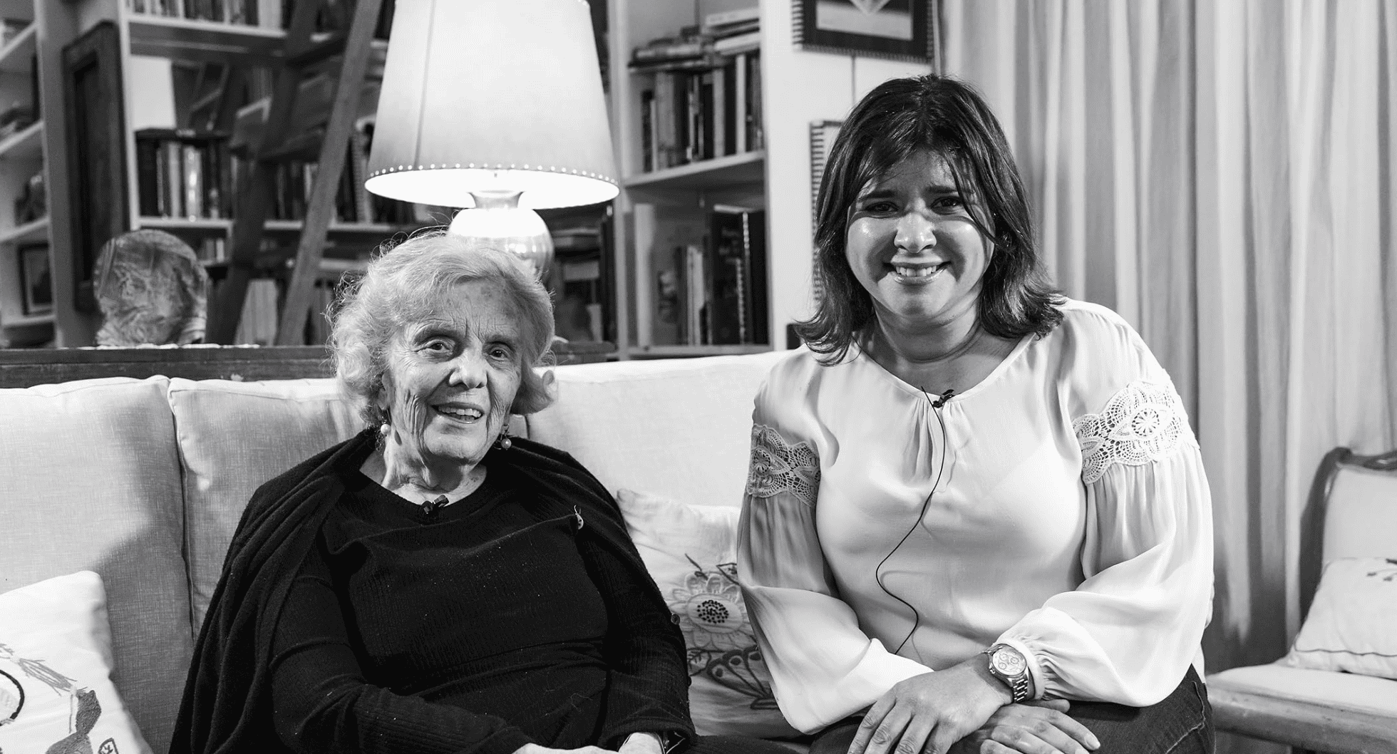 Elena Poniatowska y Angélica Noboa.