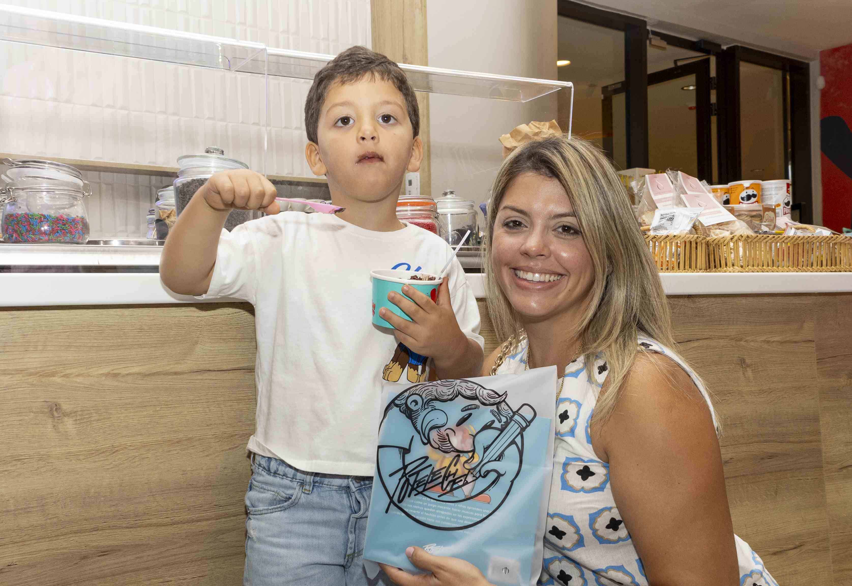 Gianmarco Roedan y Zaida Hernando. 