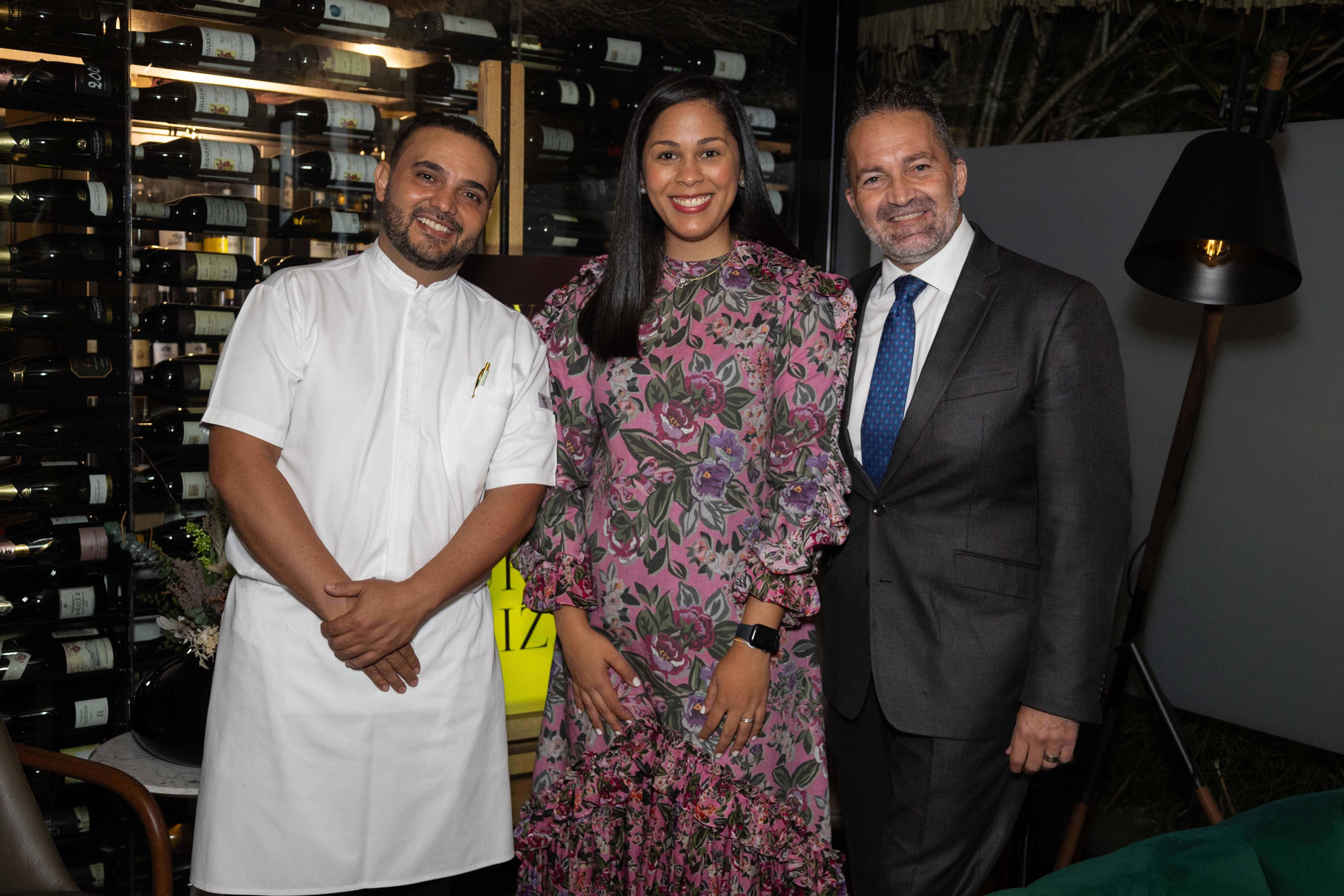 Saverio Stassi, Pamela Pérez y Thomas Sartori.