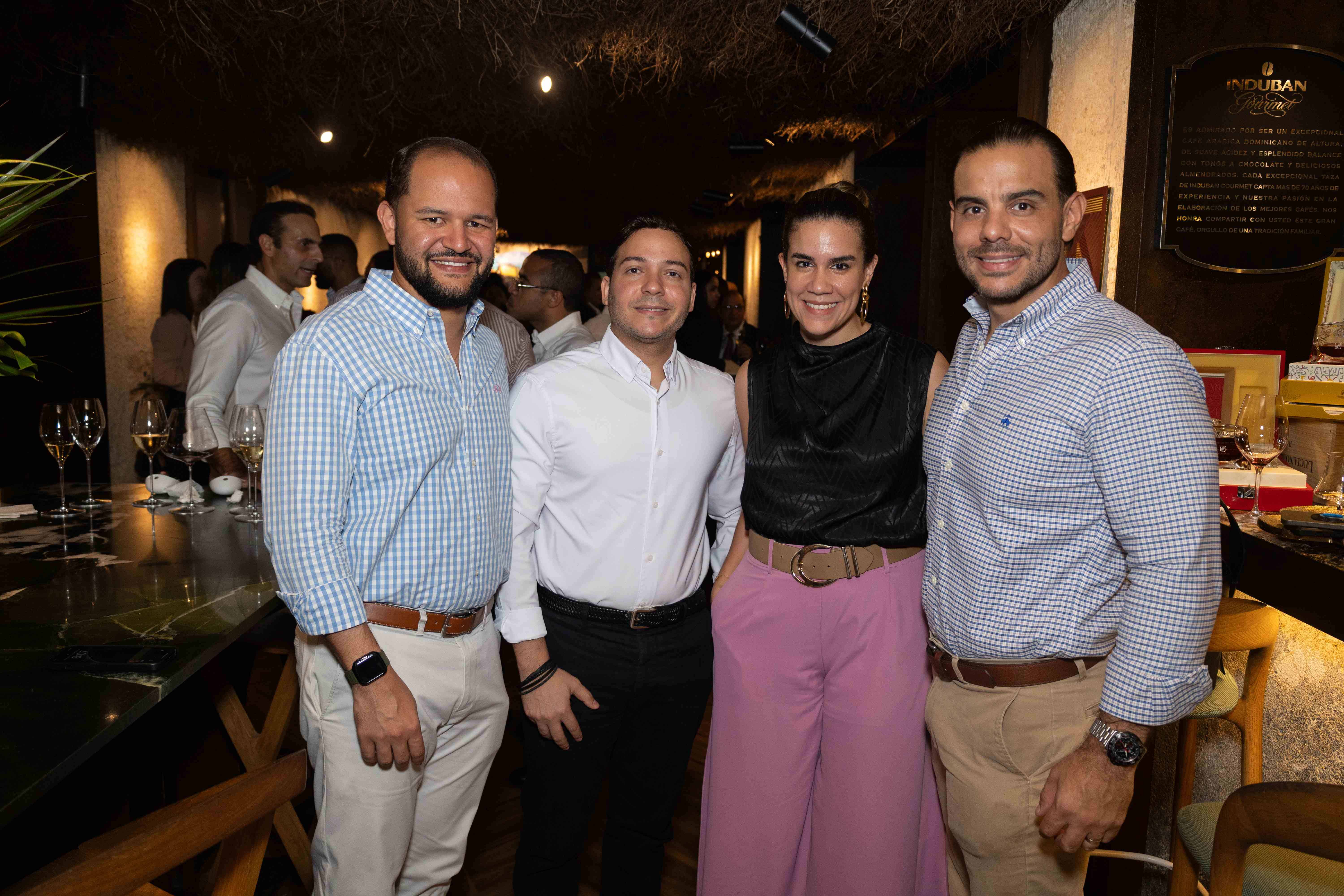 Omar Sarita, José Inoa, Cristina Rodríguez y Jorge Miguel.