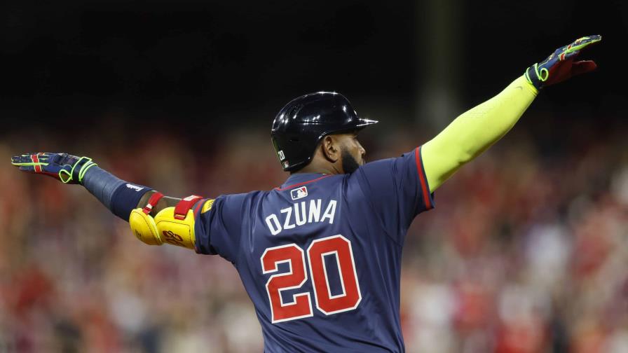 Ozuna batea jonrón, Urshela remolca 3 carreras y Bravos doblegan 7-1 a Rojos