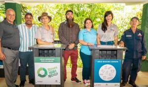 Embajada de EEUU en RD entrega contenedores de basura y reciclaje en Parque José Armando Bermúdez