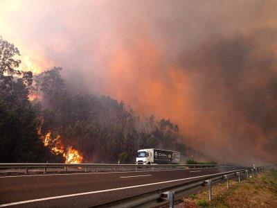 Los incendios en Portugal se intensifican