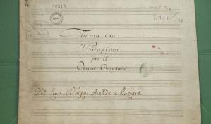 Descubierta en Alemania una obra inédita atribuida a Mozart