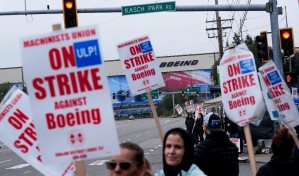 Boeing anuncia paro técnico parcial para miles de empleados en medio de huelga