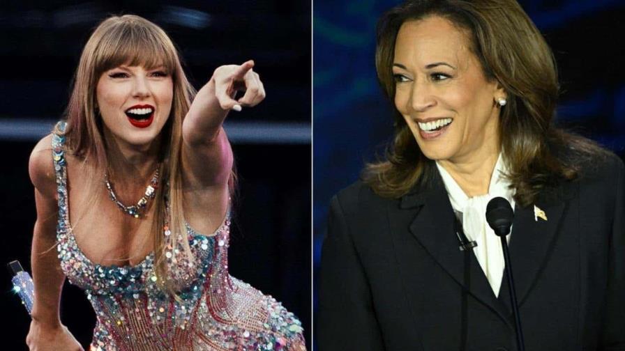 Mayoría de votantes cree que Harris se beneficia de respaldo de Taylor Swift, según sondeo