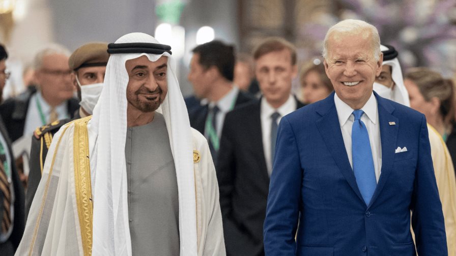 Biden recibirá al presidente emiratí para hablar sobre cómo reducir la tensión en Oriente Medio