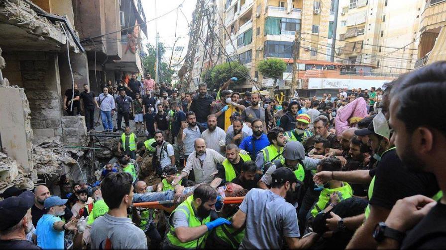 Suben a nueve los muertos y a 59 los heridos por el ataque israelí a las afueras de Beirut