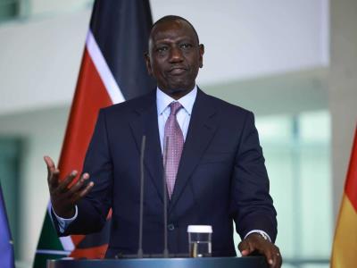 William Ruto, presidente de Kenia, visita Haití