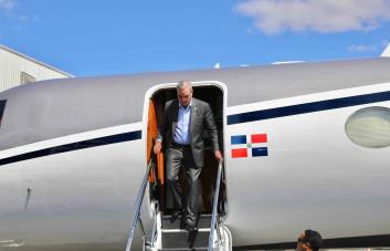 Abinader llega a Nueva York para agotar una apretada agenda y participar en la asamblea de la ONU