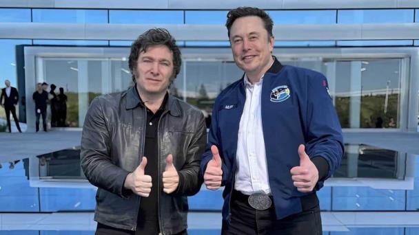 Presidente argentino se reúne por tercera ocasión con el magnate Elon Musk en Nueva York