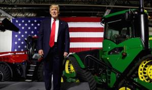 Trump amenaza a John Deere con aranceles del 200 % si traslada producci&oacute;n a M&eacute;xico