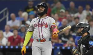 Marcell Ozuna llega a 39 jonrones y Bravos ganan a los Mets para acercarse a uno