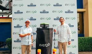 Mardom y Evergo instalan estación de carga doble para vehículos eléctricos