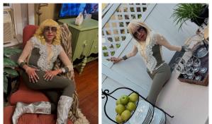 Fefita la Grande sorprende con su flexibilidad a sus 81 años