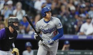 Ohtani pega su 54to jonrón y llega a 57 robos en paliza de Dodgers, 11-4 a Rockies