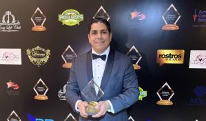 Samir Saba recibe reconocimiento en los Hispanic Celebrities Awards