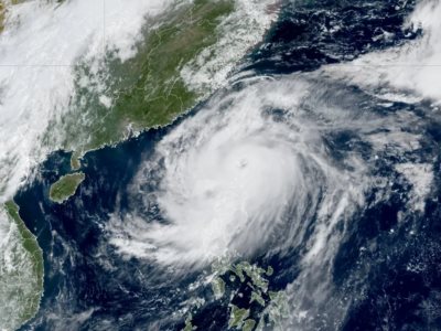 Taiwán suspende transportes y eleva su nivel de alerta por tifón Usagi