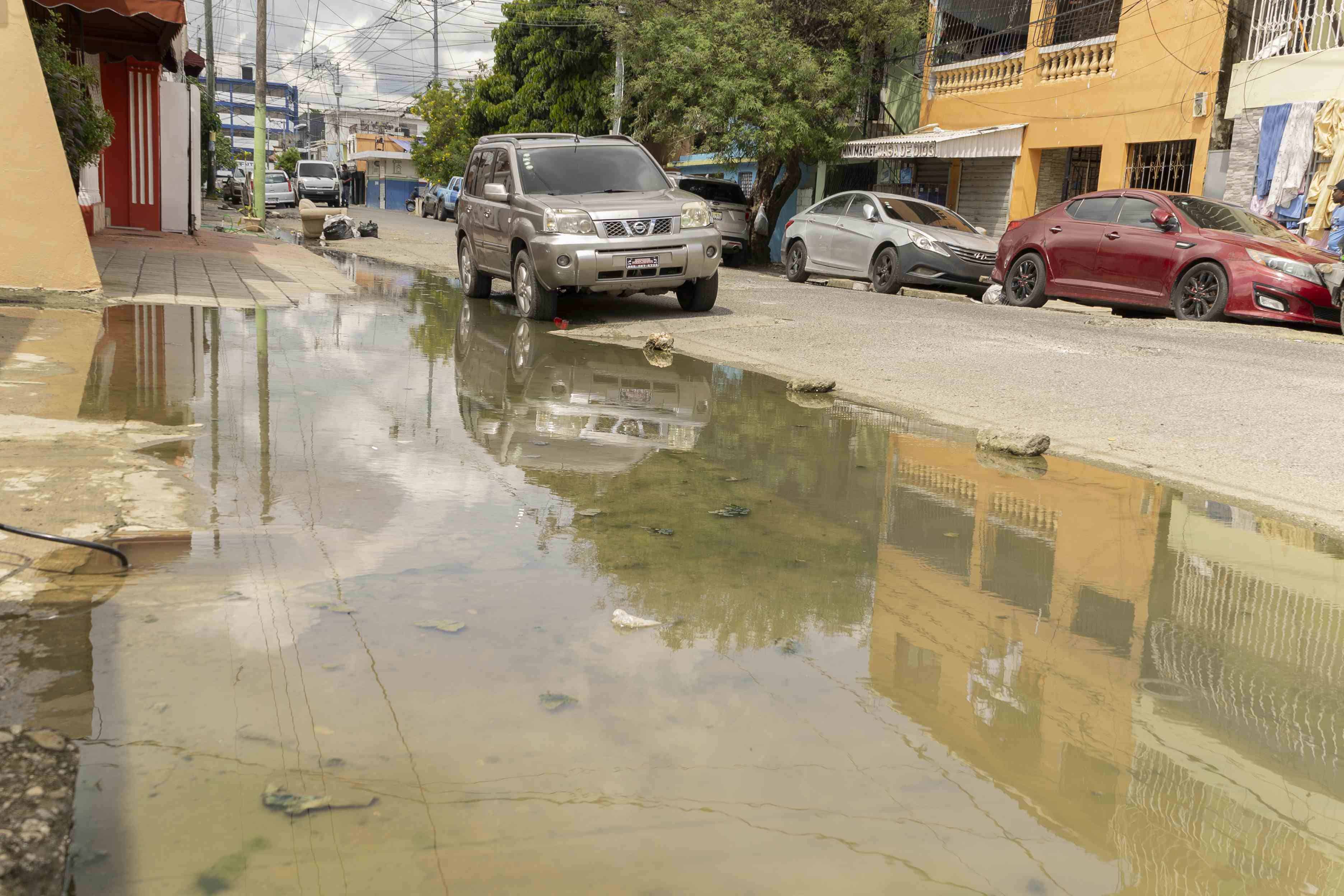 El charco es permanente.