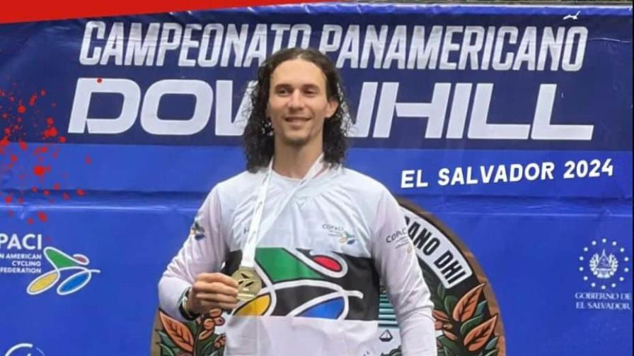 El ciclista Rayne Ramírez obtiene el primer lugar en modalidad descenso del Campeonato Panamericano