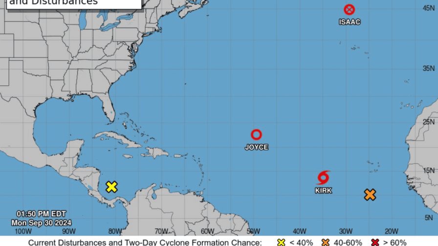 Se forma la tormenta Kirk, mientras otro sistema amenaza con convertirse en ciclón