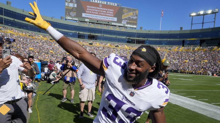 Los invictos Vikings se adaptan a Aaron Jones y a un efectivo juego terrestre