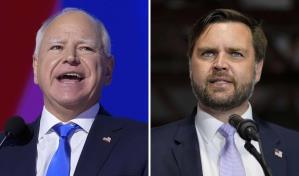 Walz y Vance se enfrentarán en su primer y posiblemente único debate vicepresidencial