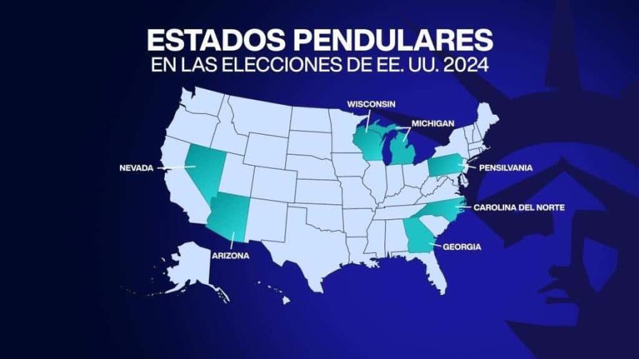 Los siete estados que podrían decidir las elecciones en EE.UU.