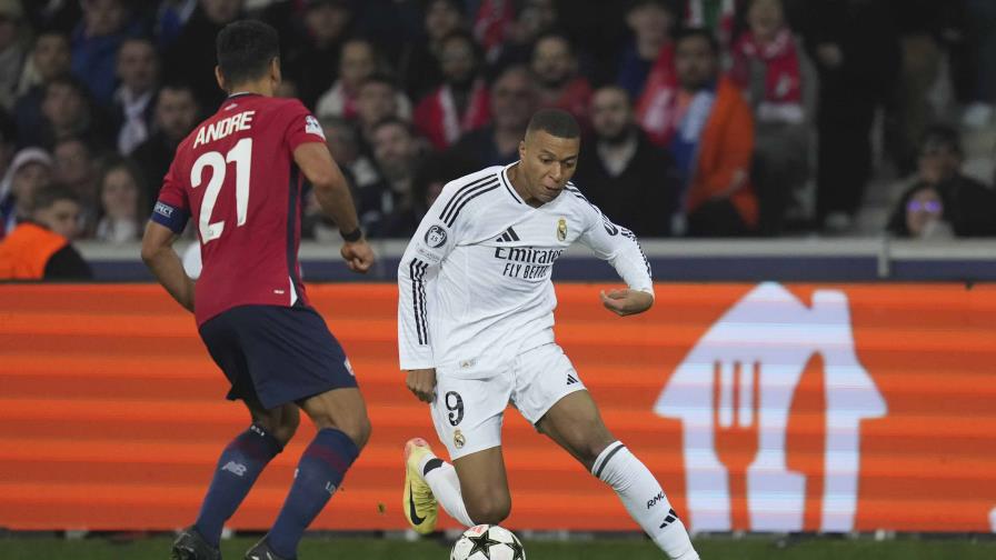 Mbappé no puede rescatar a un pálido Real Madrid que cae ante Lille en la Liga de Campeones