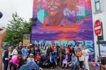 La embajada dominicana inaugura primer mural dominicano en Washington