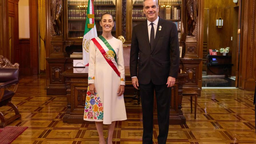 Abinader se reúne con la nueva presidenta de México y hablan sobre las relaciones diplomáticas