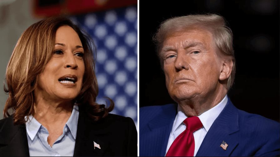 Harris y Trump siguen bastante igualados a un mes de las elecciones