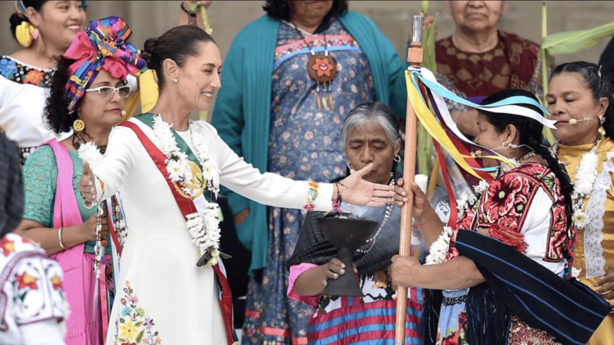 ¡Presidenta, presidenta!, el Zócalo celebra la llegada de Sheinbaum al poder