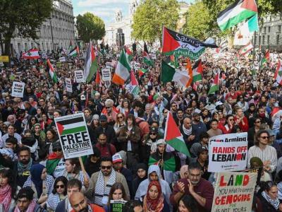 Miles de personas en América se solidarizan con Palestina