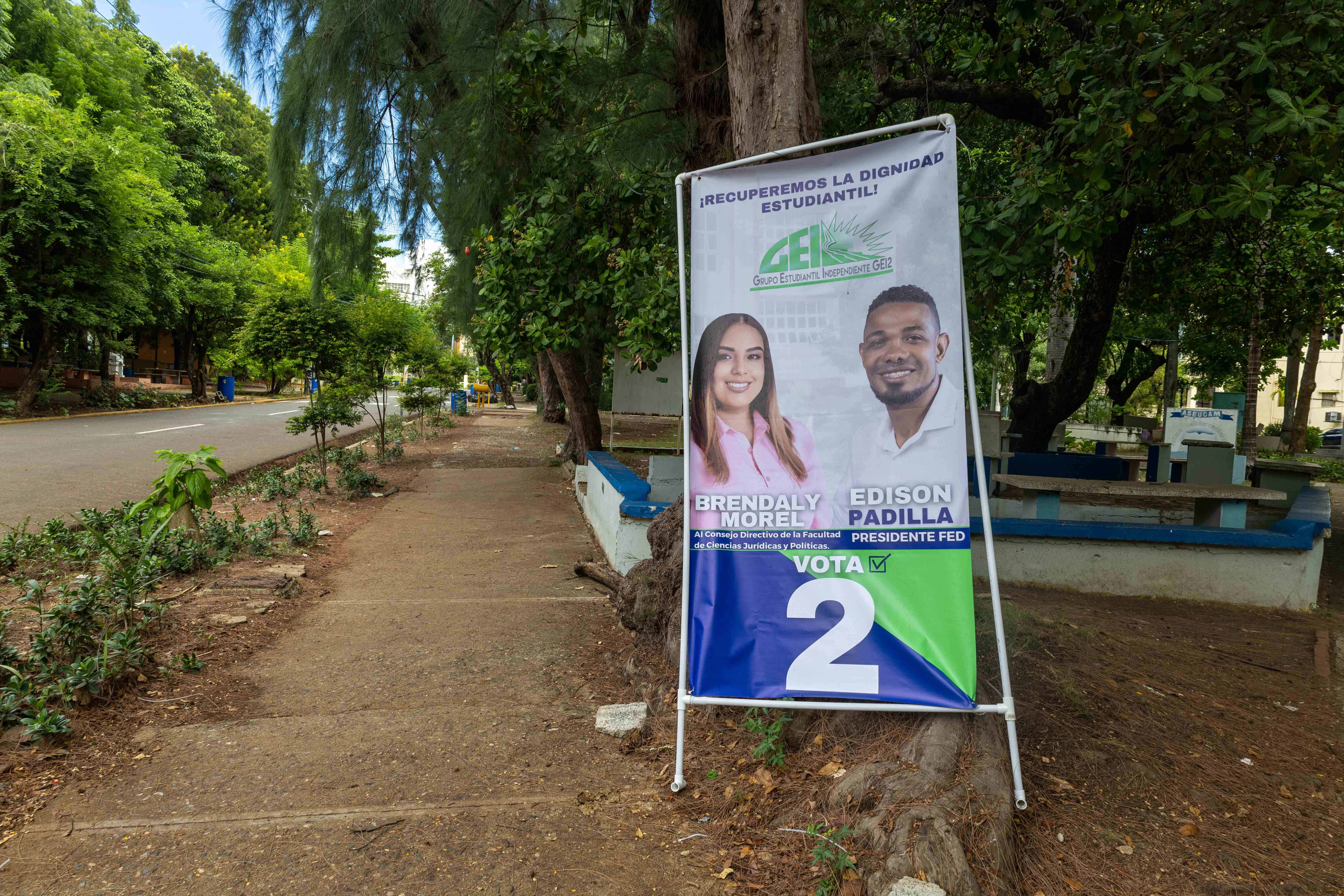 Afiche de candidatos a la FED.