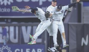 Juan Soto disfrutó su primer juego de playoffs con los Yanquis de Nueva York