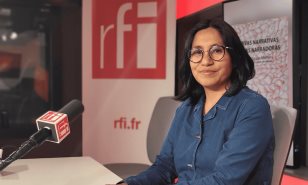 La artista peruana Nereida Apaza Mamani, presentación en la Nueva Sorbona de París