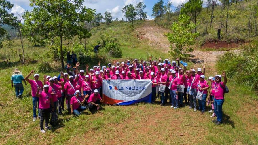 Colchonería y Mueblería La Nacional realiza jornada de reforestación en La Vega