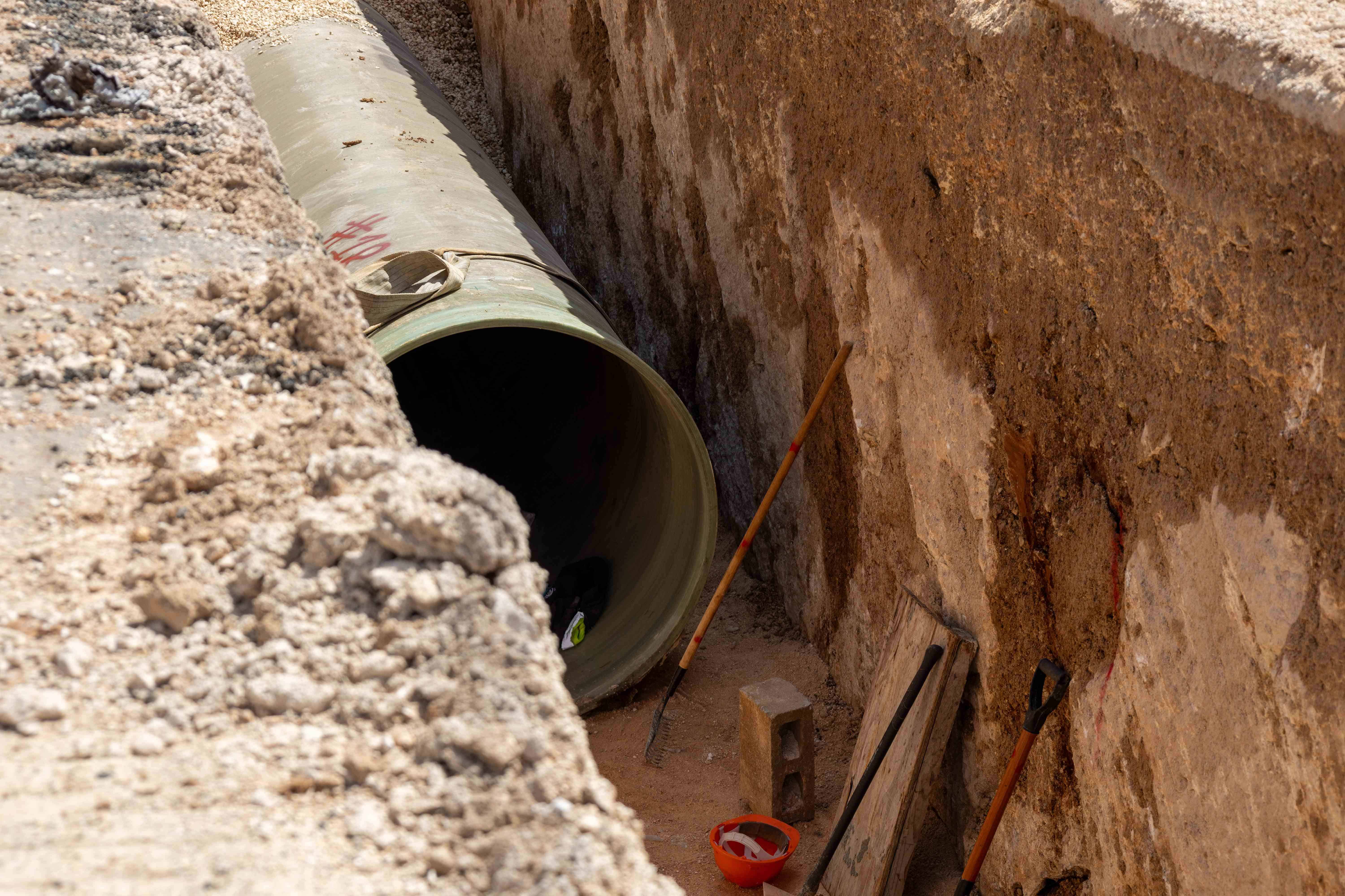 Tubo que se instalan en la Ecológica.
